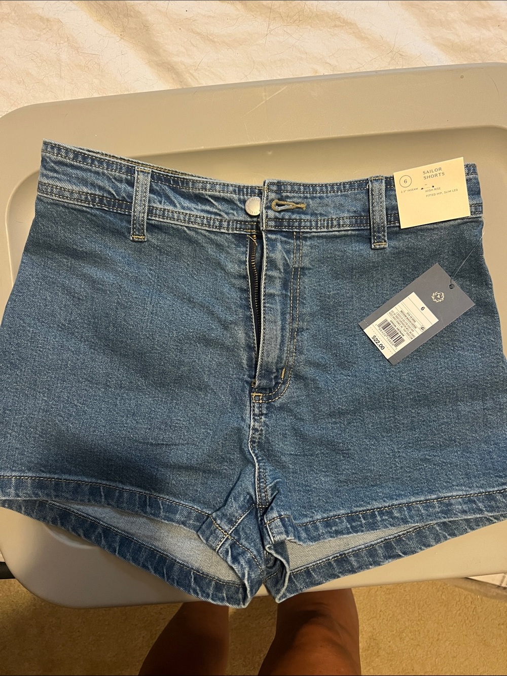 Universal Thread Blue Denim Sailor Shorts